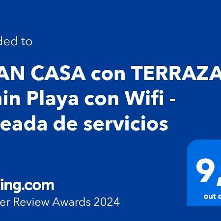 Gran Casa Con Terraza A 3 Min Playa Con Wifi - Rodeada De Servicios Roquetas de Mar Buitenkant foto